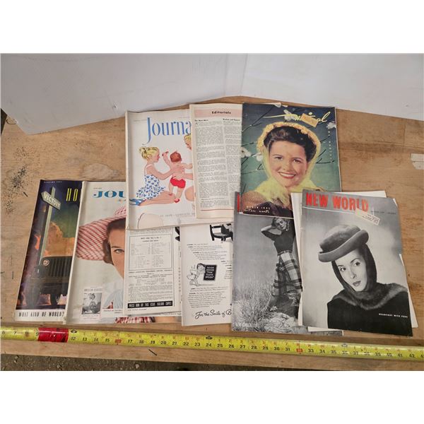 Lot of magazines from the 1940's/1950's