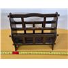 Image 1 : Stained wood magazine rack