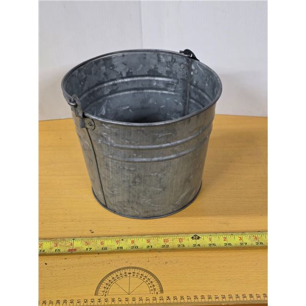 galvanized pail