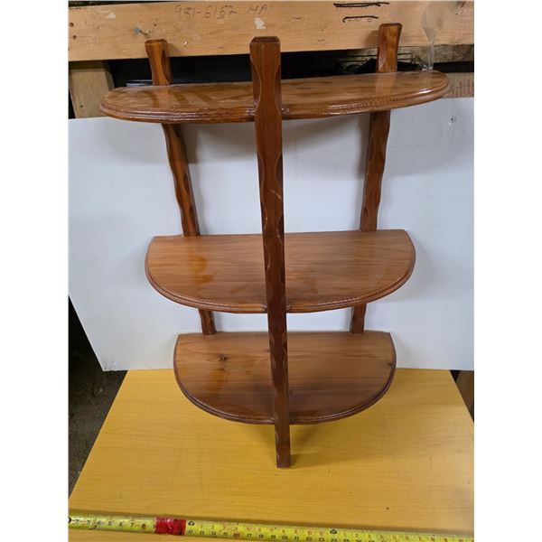 3 tier corner stand- 35"H