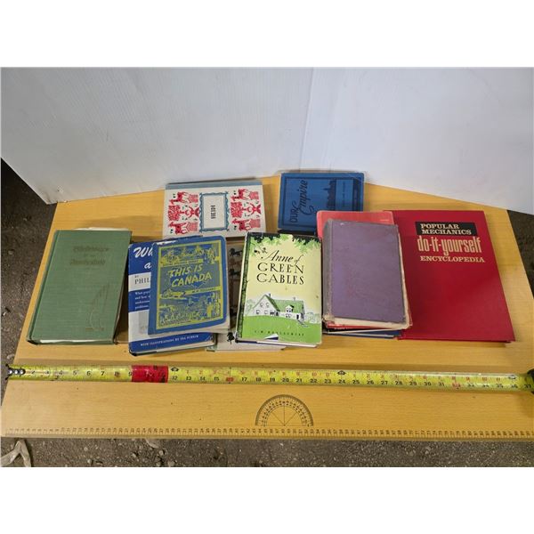 Lot of antique books