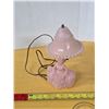 Image 1 : Pink glass lamp- works