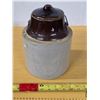 Image 1 : Pickle jar with lid- 9"H