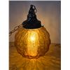 Image 2 : Amber colored glass lamp- works