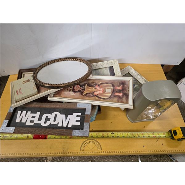 Lot of misc picture frames