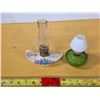 Image 1 : 2 small oil lamps- made in japan and hong kong