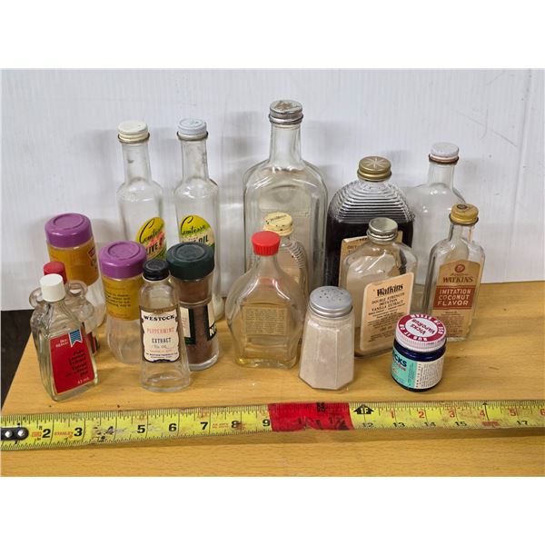 Collector glass bottles