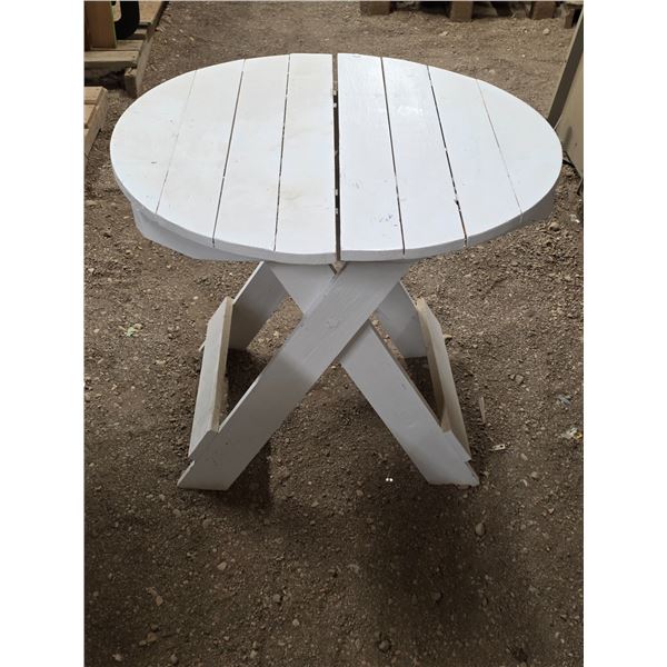 Folding table- 40"W by 30"H