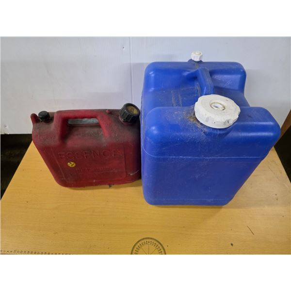 Water jug and gas can