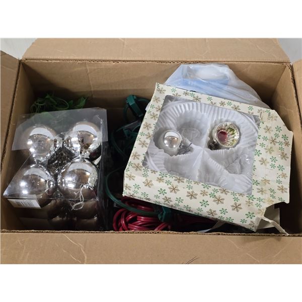 Christmas decorations and lights