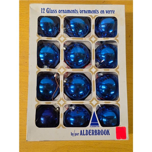 Vintage glass  christmas ornaments