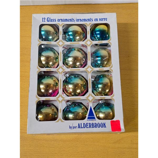 Vintage glass  christmas ornaments