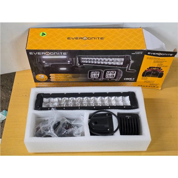 Evernite 13" light bar kit for a vehicle