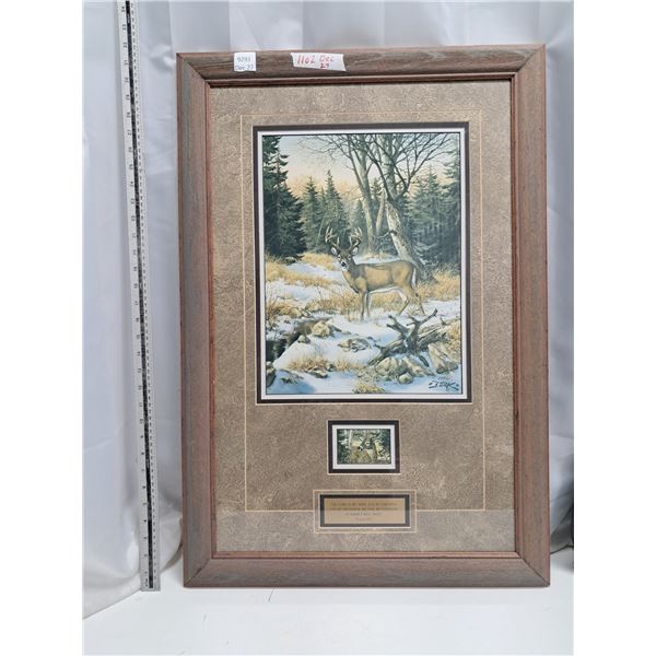 "wooden frame" deer framed Psalms 18:2