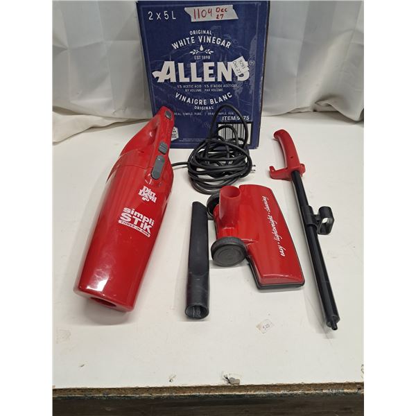 "dirt devil vacuum" (not tested)