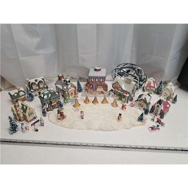 "Christmas winter house set décor"