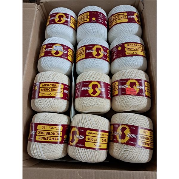 " 24 south maid rolls of yarn"