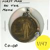 Image 1 : First Man on the Moon. Apollo 11 Mission. Compliments of your Co-op. Unc.