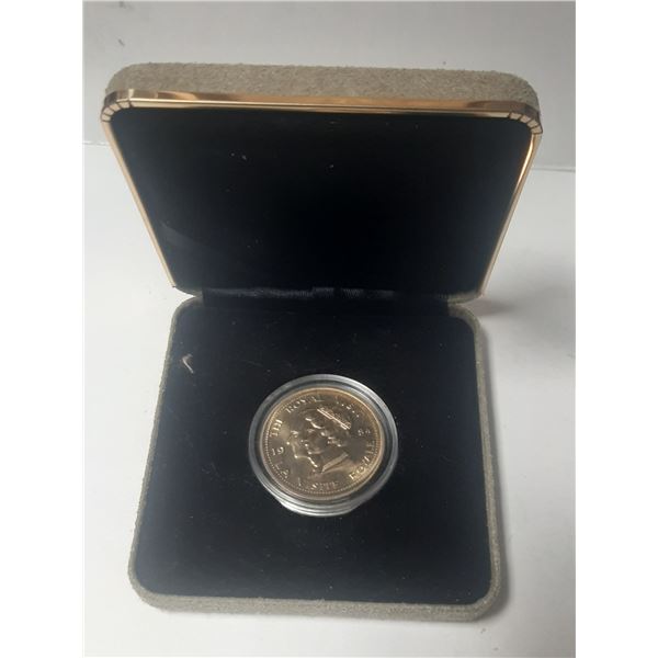1984 Royal Visit to Canada medal. Housed in a fancy case.