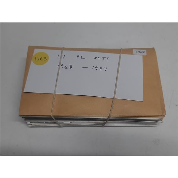 Set of 17 Proof Like Sets from 1968 – 1984.