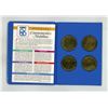 Image 1 : EXPO 86 medal Set. Housed in its original case.