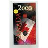 Image 1 : 2003 Colourized Canada Day Beaver with Red Maple Leaves 25 Cents. Housed in its original unopened RC