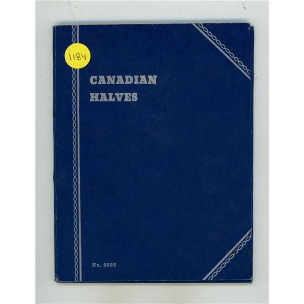 Empty Canadian 50 Cents Whitman folder. Near New.