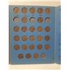 Image 4 : U.S. Lincoln Head Cent Collection 1941 to 1974. Includes 61 coins. Housed in a Whitman folder.
