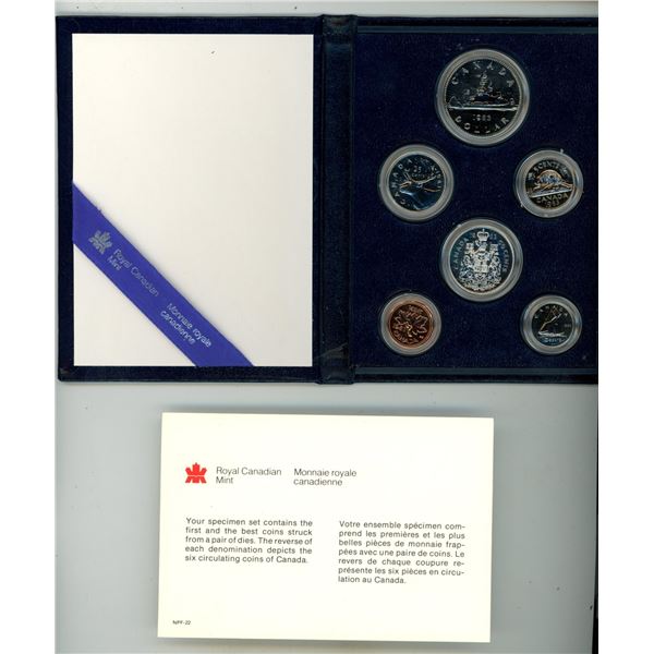 1983 Specimen Set. 6-coin set.