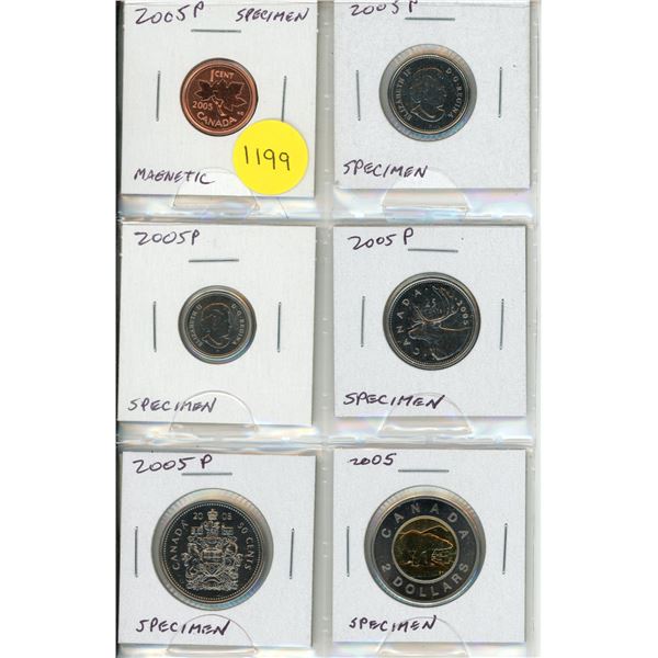 2005P Partial Specimen Set.