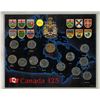Image 1 : 1867 - 1992 Canada 125 Set of 12 Provincial and Territorial 25 Cents. Includes Parliament Loonie. Ho
