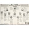 Image 2 : 2000 Millennium Set. 12 different 25 Cents housed in a map of Canada.