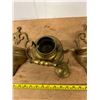 Image 3 : Brass Plated Teapot and wall Décor