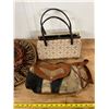 Image 3 : Lot of Bags and Hand Woven Decorative Hat