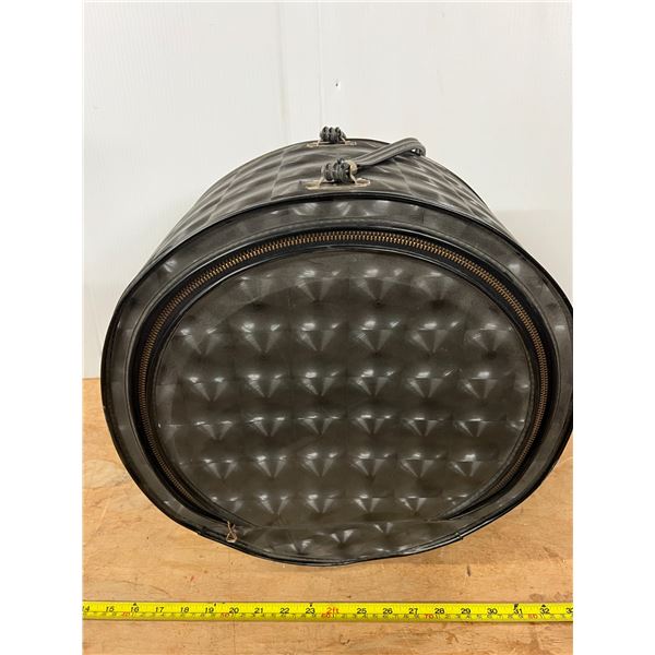 Vintage Black Bag 15.5" H x 7.5" W