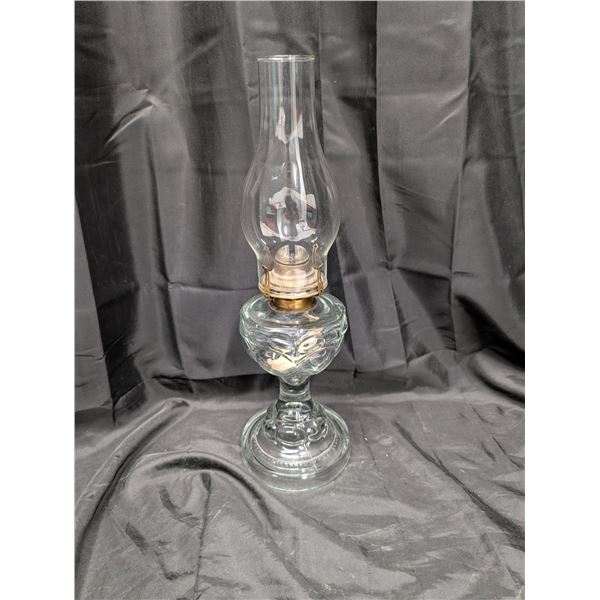 White Flame Light Co. Oil Lamp w/ Chimney