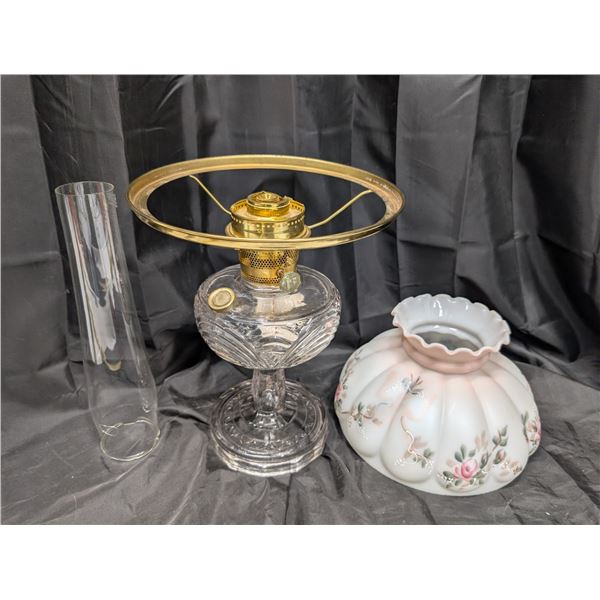 Aladdin 23 Oil Lamp w/ Shade and Chimney