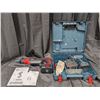 Image 1 : Jobmate Reciprocating Saw (not Tested) And Working Bosch Drill w/ case and Battery