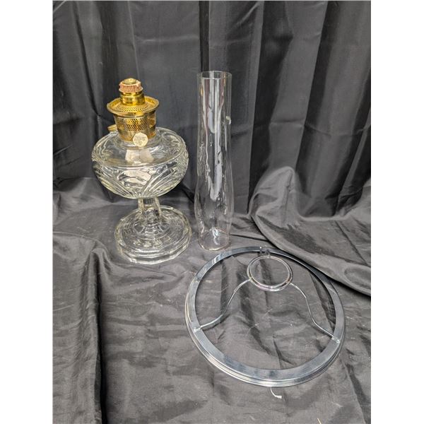 Aladdin 23 Oil Lamp w/ Shade Base and Chimney (Doesn't Fit)