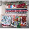 Image 1 : (2) Plastic Tubs Full of Misc. Christmas Gift wrapping and etc.