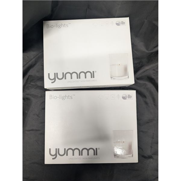 (2) Sealed/Never Used Bio-Light YUMMI Candles