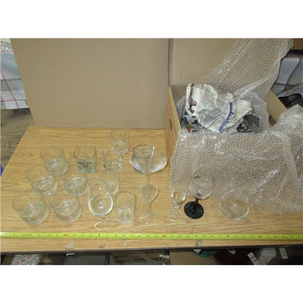 Box of Glassware.