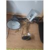 Image 4 : Two Table Lamp (Untested), Serving Trays, Pan, Basket, Food Steamer, etc.