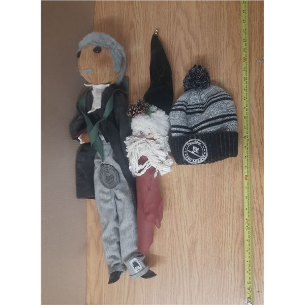 Christmas Doll and Medal.