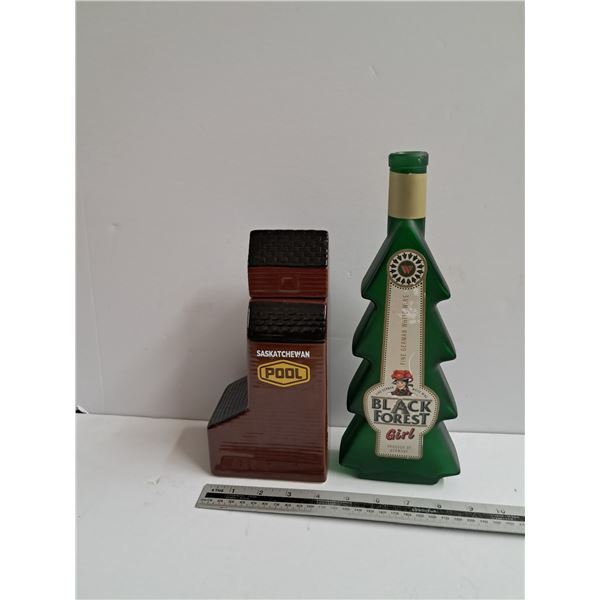 "wine bottles" tree + elevator"