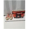 Image 1 : "coca cola insulated bag + size 7 shoes"