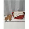 Image 2 : "coca cola insulated bag + size 7 shoes"