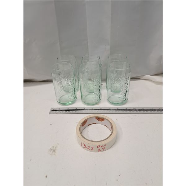 "coca cola glass cups"