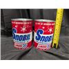 Image 3 : (2) Sealed Snobil Snowmobile Oil SAE 40 (Possibly Leaking)