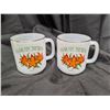 Image 1 : (2) Saskatchewan Prairie Glasbake Mugs (Vintage)